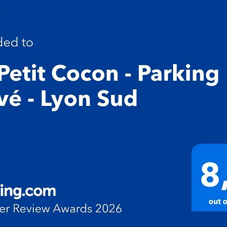 Le Petit Cocon - Parking Prive - Lyon Sud